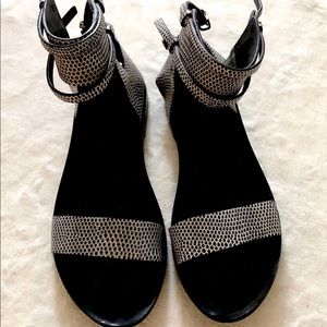 Alexander Wang Ankle Strap Flat Sandals 8